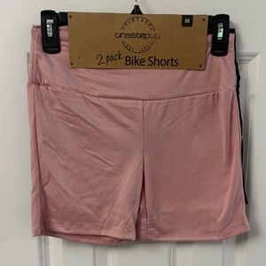 One Step Up Women's 2pk Soft Bike Shorts